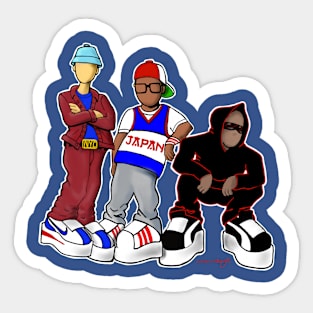 Japan b-boy Sticker